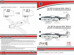 Fw 190 A-8 SG 116 Zellendusche