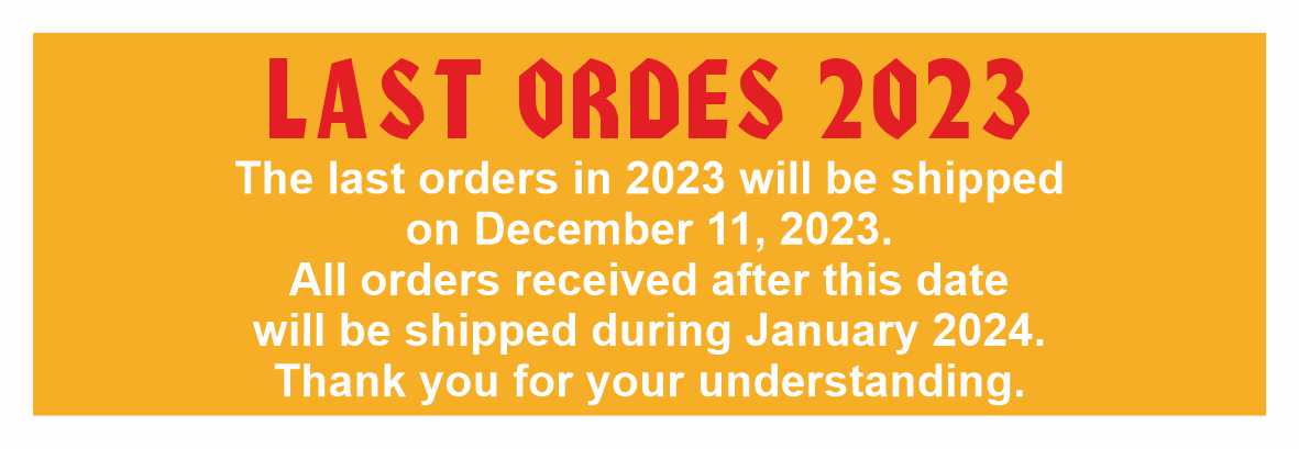 Orders for 2023